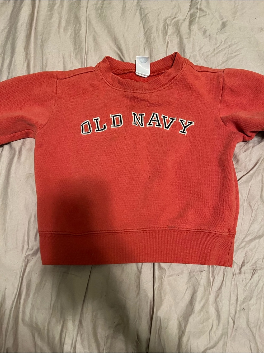 Vintage! Old Navy Kids Orange-Red Crewneck Sweatshirt